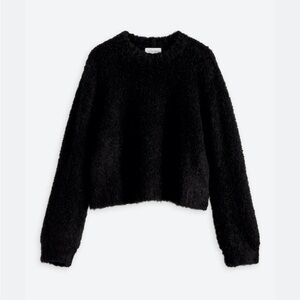 Bella Dahl long sleeve crew sweater in black - Brand new with tags